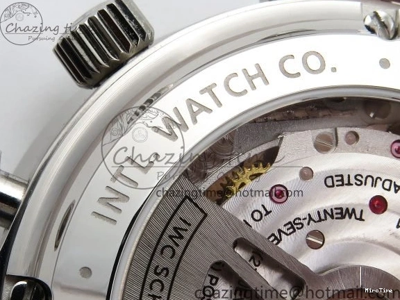 MIROTIME 0403 Portuguese Chrono IW3716 Z+F 1:1 Best Edition White Dial on Gray Rubber Strap A WrinkleFree 7014